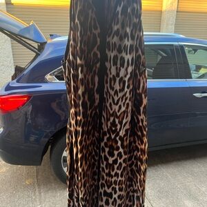 Worthington animal print short sleeveless dress size 14